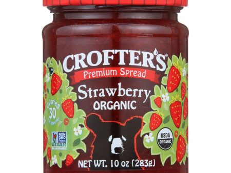 Crofters Fruit Spread - Organic - Premium - Strawberry - 10 Oz - Case Of 6 Cheap