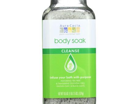 Aura Cacia Body Soak - Cleanse - 18.5 Oz - 1 Each Cheap