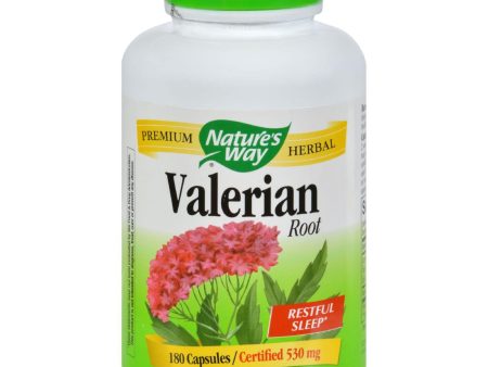 Nature s Way Valerian Root - 180 Capsules For Discount