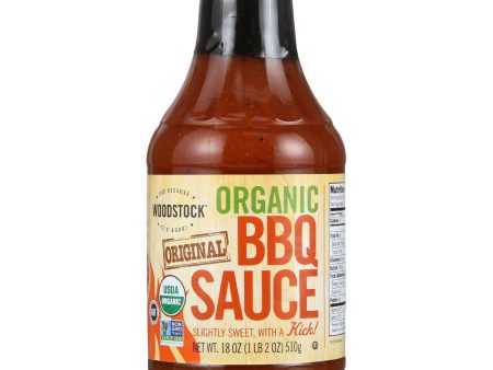 Woodstock Bbq Sauce - Organic - Original - 18 Oz - Case Of 12 Hot on Sale