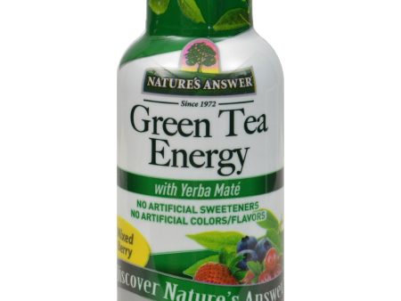 Nature s Answer Green Tea Energy Display Center Case - Case Of 12 - 2 Oz For Discount