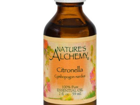 Nature s Alchemy Essential Oil - Citronella - 2 Oz Online Hot Sale