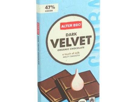 Alter Eco Americas Organic Chocolate Bar - Dark Velvet - 2.82 Oz Bars - Case Of 12 Online Sale