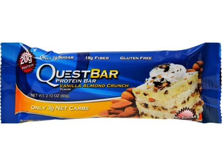 Quest Bar - Vanilla Almond Crunch - 2.12 Oz - Case Of 12 For Discount