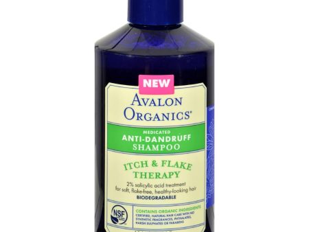 Avalon Active Organics Shampoo - Anti Dandruff - 14 Oz Discount