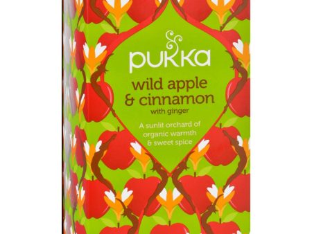 Pukka Herbal Teas Tea - Organic - Wild Apple And Cinnamon - 20 Bags - Case Of 6 Discount