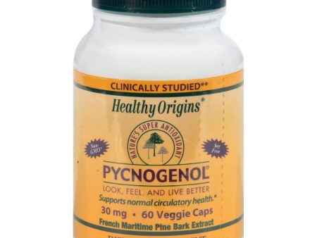 Healthy Origins Pycnogenol - 30 Mg - 60 Vegetarian Capsules Cheap