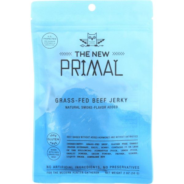 The New Primal Beef Jerky - Original - Gluten Free - 2 Oz - Case Of 8 on Sale