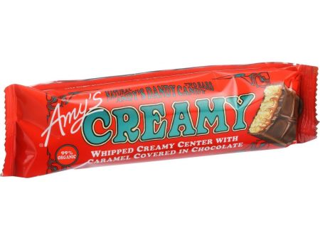 Amy s Organic Andy s Dandy Candy Bar - Creamy - 2 Oz Bars - Case Of 12 Online now