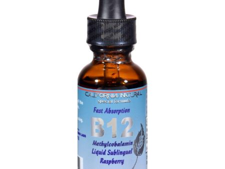 California Natural B12 Liquid Raspberry - 1 Fl Oz Cheap