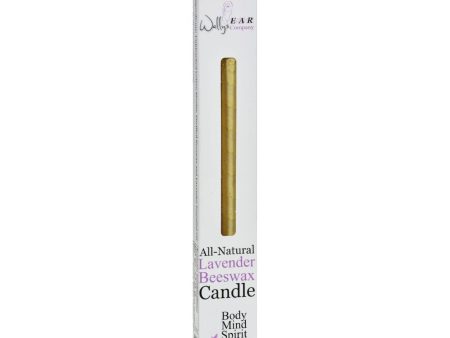 Wally s Natural Products Beeswax Candles - Lavender - 2 Pack Cheap