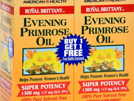 American Health Evening Primrose Oil - 1300 Mg - 60+60 Softgels Online Sale