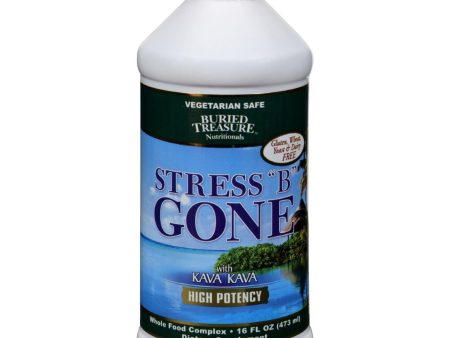 Buried Treasure Stress B Gone With Kava Kava - 16 Fl Oz Supply