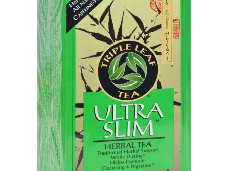 Triple Leaf Tea Ultra Slim Tea Decaffeinated - 20 Tea Bags - Case Of 6 Hot on Sale