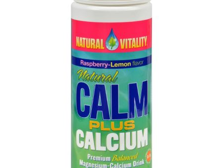 Natural Vitality Natural Calm Plus Calcium Organic Raspberry-lemon - 8 Oz Discount