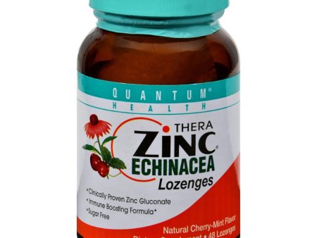 Quantum Thera Zinc Echinacea Lozenges Cherry Mint - 48 Lozenges Discount