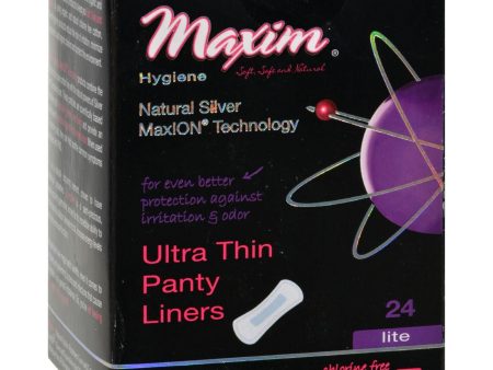 Maxim Hygiene Ultra Thin Pantyliners - Large - 24 Count Fashion