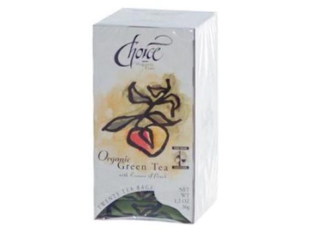 Choice Organic Teas Green Tea With Essence Of P - Case Of 6 - 20 Bags Hot on Sale