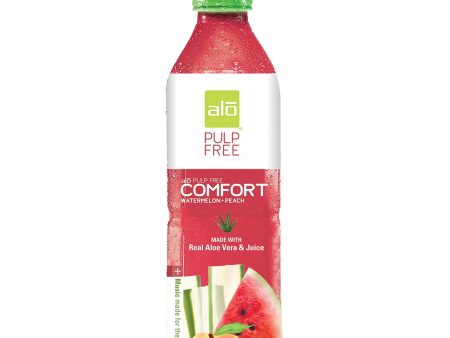 Alo Pulp Free Comfort Aloe Vera Juice Drink - Watermelon And Peach - Case Of 12 - 16.9 Fl Oz. Sale