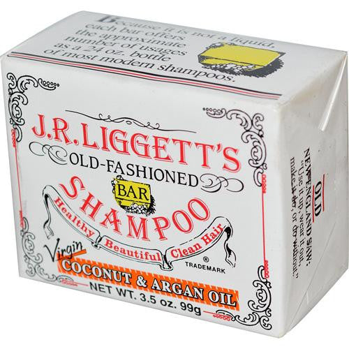 J.r. Liggett s Old Fashioned Bar Shampoo Counter Display - Virgin Coconut And Argan Oil - 3.5 Oz - Case Of 12 Online Sale