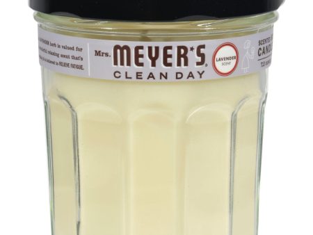 Mrs. Meyer s Soy Candle - Lavender - 7.2 Oz Candle Online now