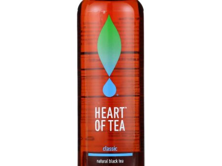 Heart Of Tea Tea - Iced - Natural Black - Classic - 14 Oz - Case Of 12 For Sale