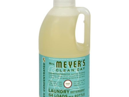 Mrs. Meyer s 2x Laundry Detergent - Basil - 64 Oz Online