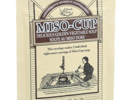 Edwards And Sons Natural Instant Miso Cup - Original Golden - Envelope - .705 Oz - Case Of 24 on Sale