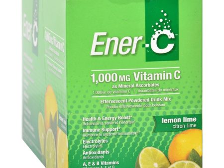 Ener-c Vitamin Drink Mix - Lemon Lime - 1000 Mg - 30 Packets Supply