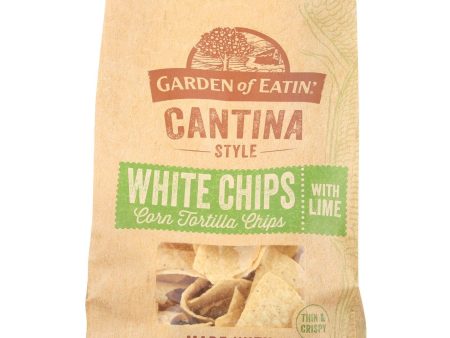 Garden Of Eatin Tortilla Chips - Organic - Cantina Style - White Corn - With Lime - 13 Oz - Case Of 10 For Discount