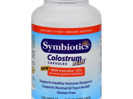 Symbiotics Colostrum Plus - 480 Mg - 240 Capsules Online