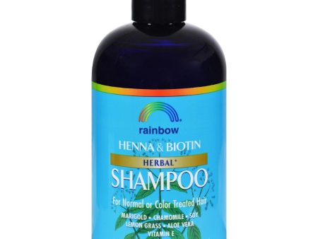 Rainbow Research Organic Herbal Henna Boitin Shampoo - 12 Fl Oz Online Sale