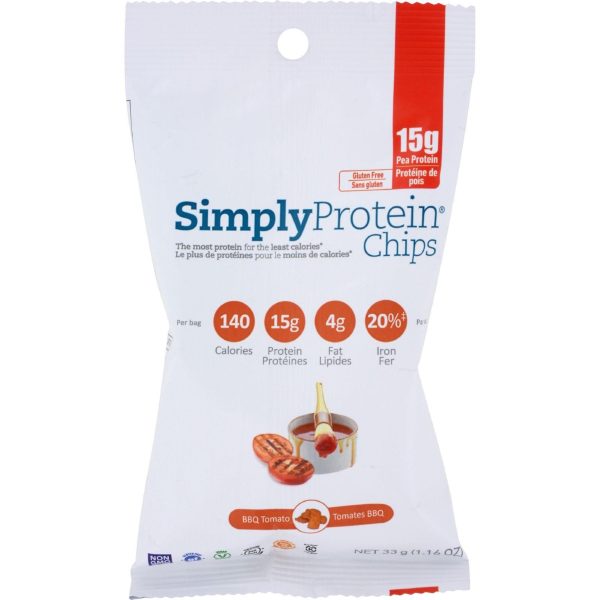 Simply Choices Protein Chips - Bbq - 33 Grm - Case Of 12 Fashion