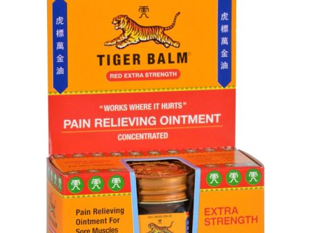 Tiger Balm Extra Strength Pain Relieving Ointment - 0.63 Oz - Case Of 6 Hot on Sale