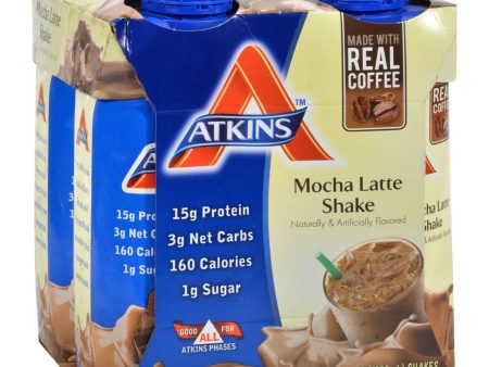 Atkins Advantage Rtd Shake Mocha Latte - 11 Fl Oz Each - Pack Of 4 Online