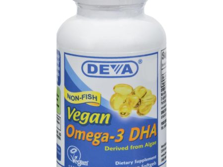 Deva Vegan Omega-3 Dha - 90 Vegan Softgels Cheap