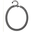 Curb Link Hematite Necklace Online Sale