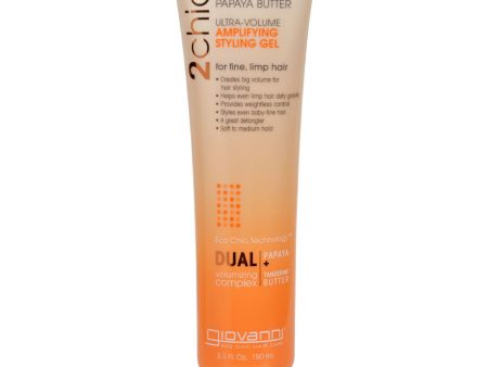 Giovanni Hair Care Products 2chic Style Gel - Ultra-volume - 5.1 Fl Oz For Discount