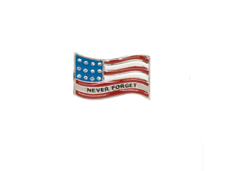 American Flag Tie-Tack Fashion