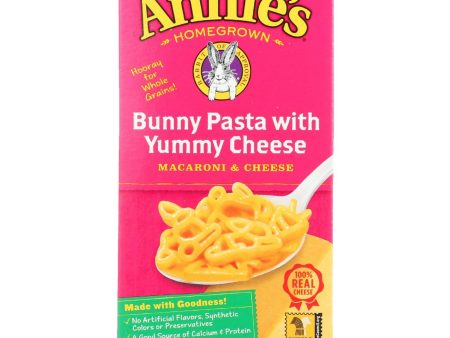 Annies Homegrown Macaroni And Cheese - Organic - Bunny Pasta With Yummy Cheese - 6 Oz - Case Of 12 Discount