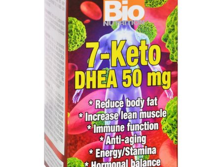 Bio Nutrition 7 Keto Dhea 50 Mg - 50 Vegetarian Capsules Fashion