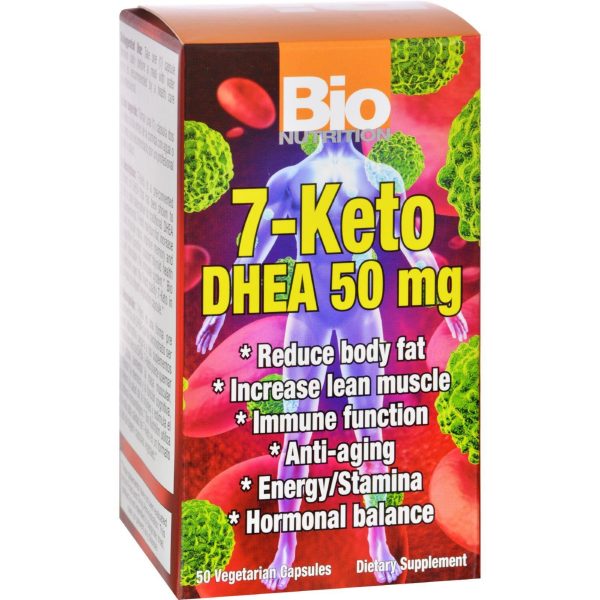 Bio Nutrition 7 Keto Dhea 50 Mg - 50 Vegetarian Capsules Fashion