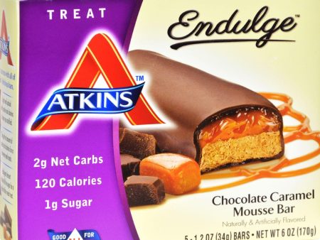 Atkins Endulge Bar Chocolate Caramel Mousse - 5 Bars Online Hot Sale