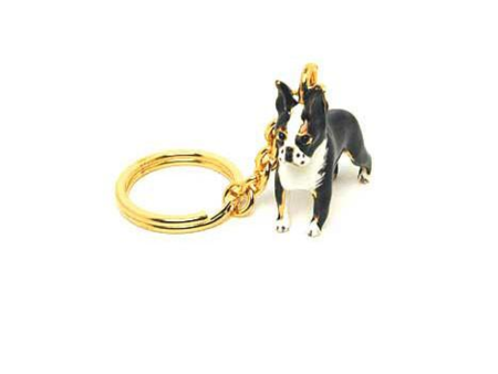 Boston Terrier Adorable Pooch ® Keyring Hot on Sale