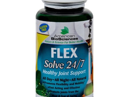 American Bio-sciences Flexsolve 24 7 - 60 Tablets on Sale