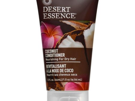 Desert Essence Conditioner - Nourishing - Coconut - Trvl - 1.5 Oz - 1 Case Online now