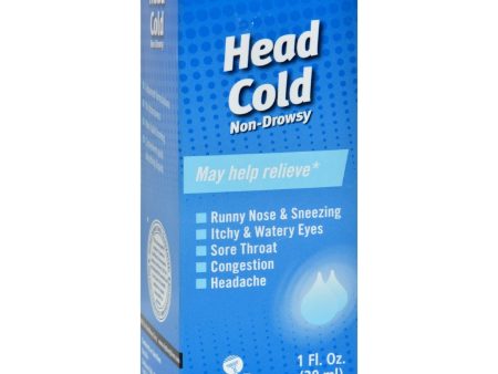 Natrabio Head Cold Non-drowsy - 1 Fl Oz For Discount