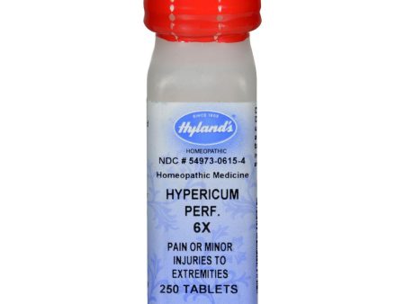 Hylands Homeopathic Hypericum Perf 6x - 250 Tablets Supply