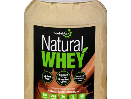 Bodylogix Protein Powder - Natural Whey - Dark Chocolate - 1.85 Lb Discount