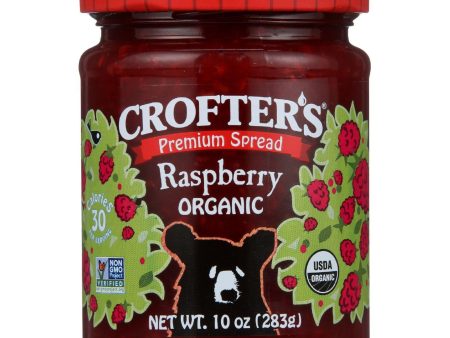 Crofters Fruit Spread - Organic - Premium - Raspberry - 10 Oz - Case Of 6 Discount